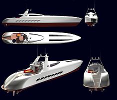 High speed yacht 50m