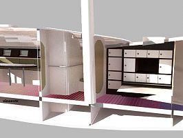 HAKKA 1001 main galley
