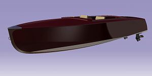 26 ft wooden Runabout