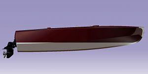 26 ft wooden Runabout