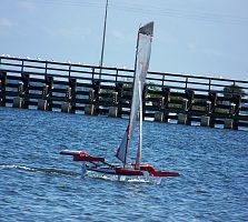 Fire Arrow Hydrofoil Trimaran