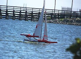 Fire Arrow Hydrofoil Trimaran