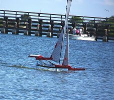Fire Arrow Hydrofoil Trimaran