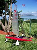 Dominion 2-HW-RC Foiling Keelboat Scow