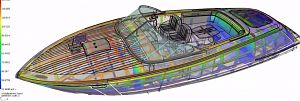 X 30S Runabout Structural  Design-Finite Elements Analysis Testing Modeling of Wood Structural
