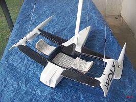 WOLF 14.8' Foiling Trimaran Concept Model