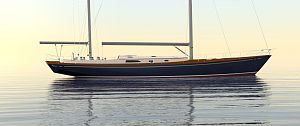 78' jketch by Robb Ladd yacht Design