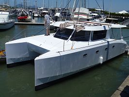 10m Solar electric boat Launch 2013