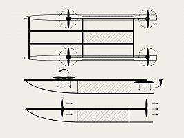 Catamaran Quadcopter