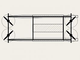 Inboard Electrical Motor Layout for 8' Prototype