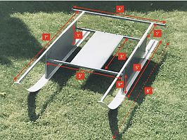 Draft Dimensions for 8' Prototype USV