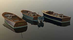 Three of a kind - stern view