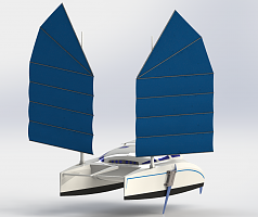 Oryx-KD860 inspired catamaran