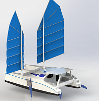 Oryx-KD860 Inspired catamaran