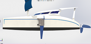 Oryx-KD860 Inspired catamaran