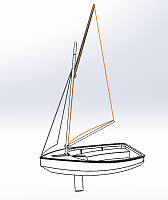 A 10ft Sailing Dinghy