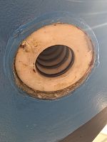 Rudder tube outside