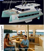 12.1m SAIL CATAMARAN MULTICHINE  for ALUMINIUM CONSTRUCTION