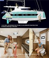 12.1m SAIL CATAMARAN MULTICHINE  for ALUMINIUM CONSTRUCTION