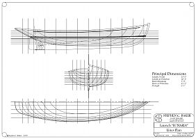 "Lunaria" lines plan.