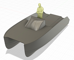 6m power cat design (draft), front