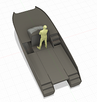 6m power cat design (draft), over